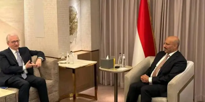طارق صالح والسفير الألماني يبحثان تداعيات البحر الأحمر وانعكاساتها على أمن اليمن